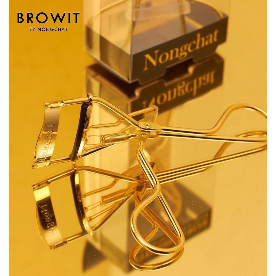 [พร้อมส่ง] Browit By Nongchat Professional Eyelash Curler (ที่ดัดขนตาสีทอง)