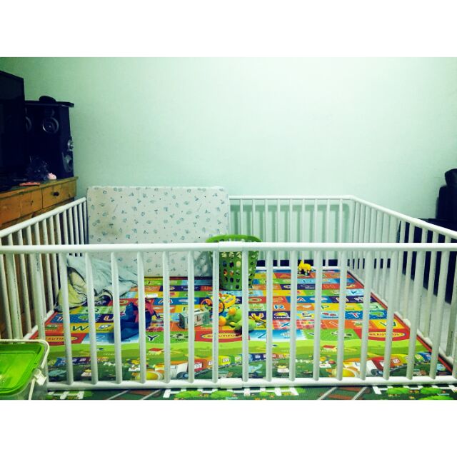 #คอกกั้นเด็ก#PVC 6ฟุต 180×200