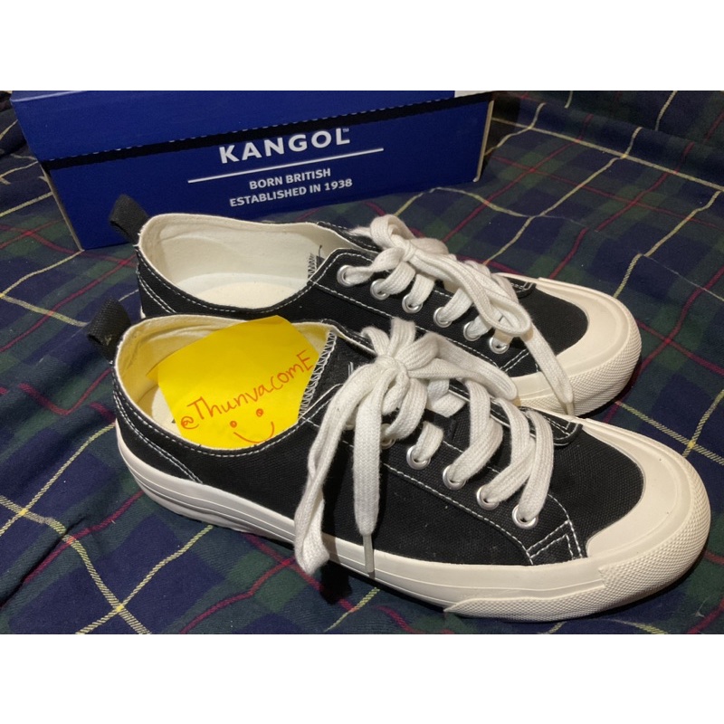 รองเท้าKANGOL มือ2 รุ่น Spike shoes ผูกเชือก สีดำ  ไซส์40