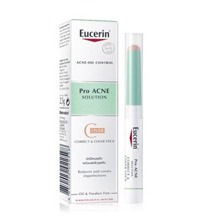 EUCERIN PRO ACNE SOLUTION CORRECT&amp;COVER STICK 2.5G คัฟเวอร์ สติ๊ก สำหรับสิวอักเสบที่ต้องการการปกปิด