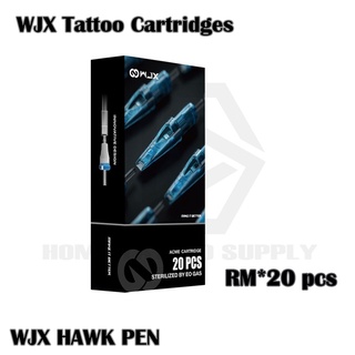 WJX HAWK PEN อุปกรณ์ใส่เครื่องฮอคเพนสำหรับลงสีหน้าโค้ง RM บรรจุ 20 ชิ้น ใช้ได้กับเครื่องเพนทุกรุ่น