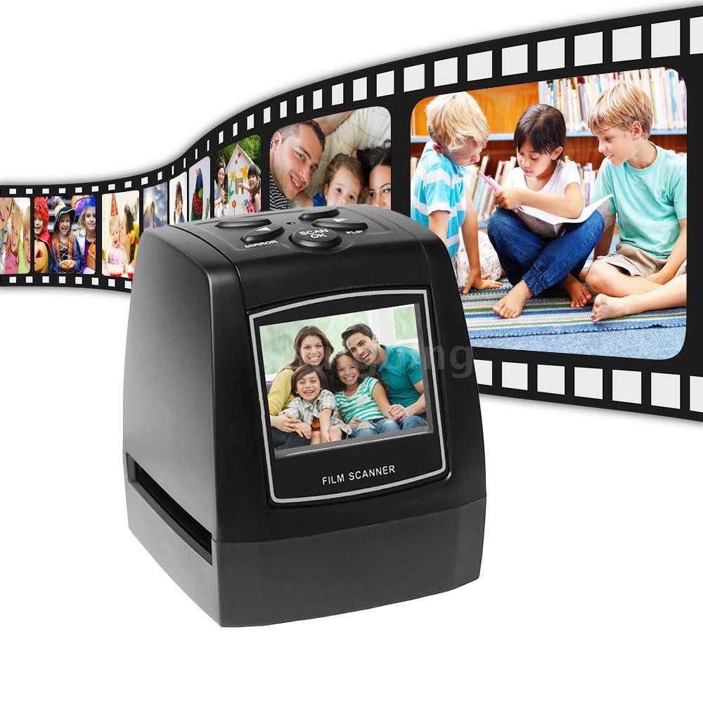 Digital Converters Negatives Slides Photo VAKABOX 2.4 Inch TFT LCD 5MP 10MP 35mm 135mm Film Scanner Support SD Cards up to 32GB 
