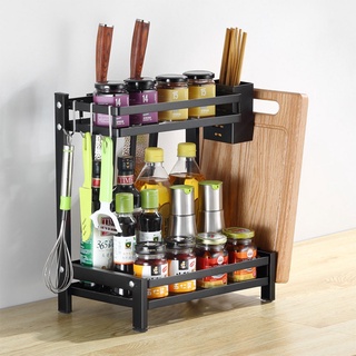 ชั้นวางสแตนเลส ชั้นวางในครัว spice rack 2ชั้น 3ชั้น เป็นระเบียบ ง่ายต่อการใช้งาน โครงสร้างมั่นคง รับน้ำหนักได้ 150กก JDS