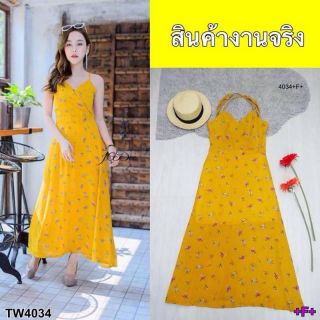 Maxi Dress เดรสสายเดี่ยวไขว้หลัง