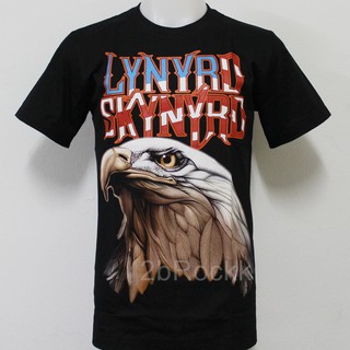 เสื้อยืด Lynyrd Skynyrd ลินเนิร์ด สกินเนิร์ด S204 ไซส์ยุโรป