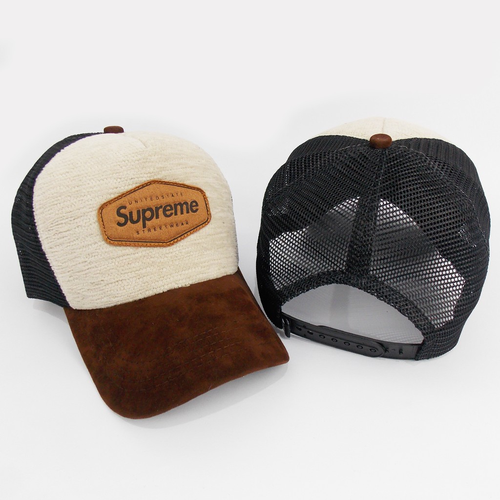 หมวก SUPREME 01 - Snapback SUPREME - Trucker SUPREME - หมวก SUPREME - หมวกกรีนไลท์ดิสโตร