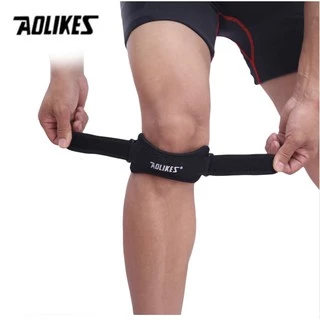 (1ชิ้น) AOLIKES สายรัดเข่า ใส่วิ่ง ออกกำลังกาย ป้องกันอาการปวดหัวเข่า ผ้ารัดเข่า บรรเทาอาการปวดเข่า ที่รัดพยุงหัวเข่า