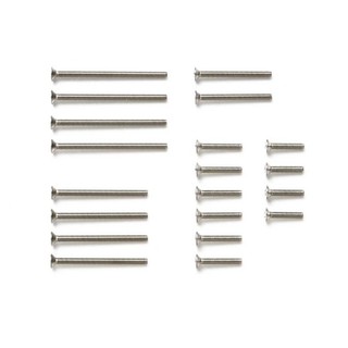 Tamiya 15510 Stainless Steel Countersunk Screw Set (10/12/20/25/30mm)