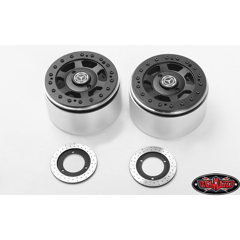 TNK 2.2" Beadlock Wheels w/ Brake Discs (2x)