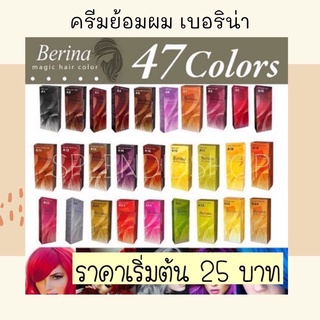 🍑 สีย้อมผมเบอริน่า A1-A47