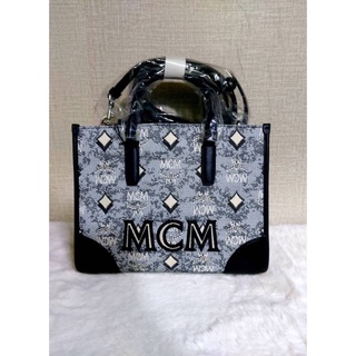 สด-ผ่อน📌แท้💯 Mcm Tote in Vintage Jacquard Monogram