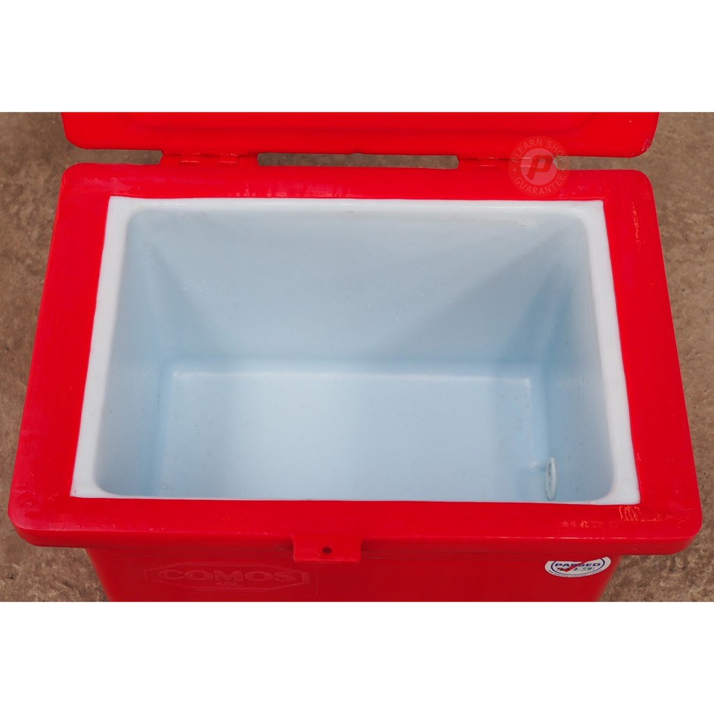 ถังแช่ ถังน้ําแข็ง ยี่ห้อ Comos ขนาด 80 ลิตร  (Ice box 80L.) มีบานพับ เนื้อหนา เกรดเอ (Food grade) เก็บความเย็นได้นาน ราคา ถูกที่สุด ดีลบีเคเค แกลเลอรีภาพที่ 7