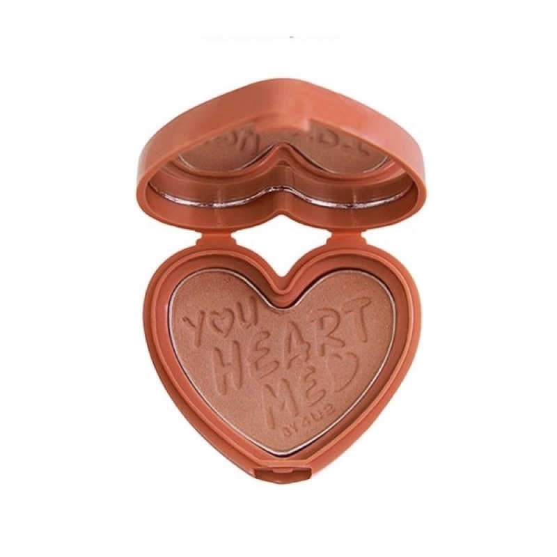 🔥บรัชออนไซร์มิสิ 4u2 ลด50% มีจำนวนจัดกัด 🔥YOU HEART ME BLUSH SPF35 PA+++ ♥ #S7