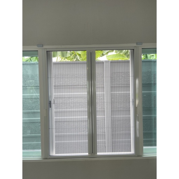 มุ้งจีบ หน้าต่าง บานคู่  Modern Design - รูปที่ 4