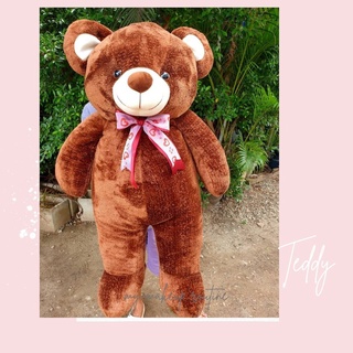 🐻ตุ๊กตาหมี  หมีเท็ดดี้ ขนาด 100  เซนติเมตร ตุ๊กตาตัวใหญ่  🐻l ตุ๊กตาราคาถูก ตุ๊กตาราคาโรงงาน ตุ๊กตาผ้าขน