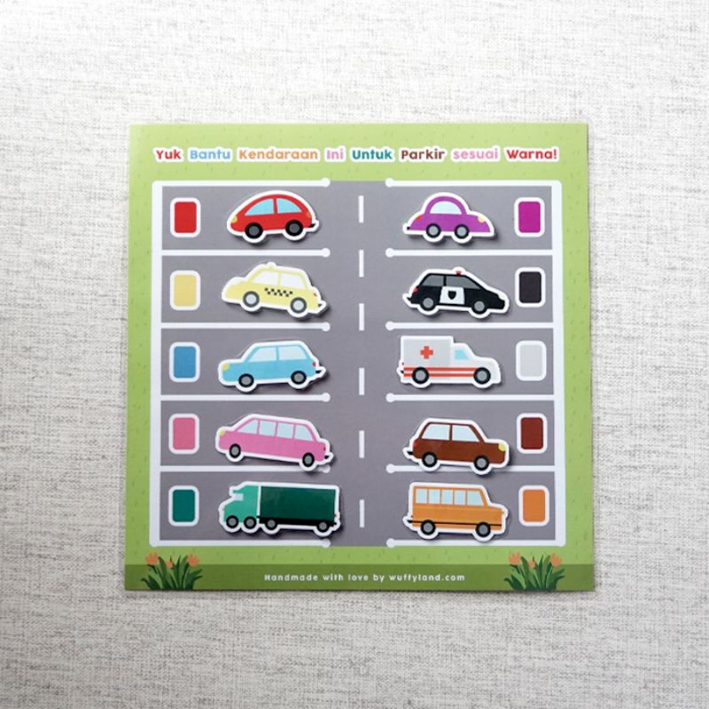 Woffyland Busy Page Vehicle Bruises