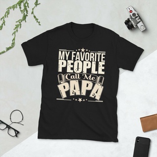 เสื้อยืดลําลอง ผ้าฝ้าย 100% แขนสั้น พิมพ์ลาย call me Papa Grandpady สําหรับผู้ชายS-5XL