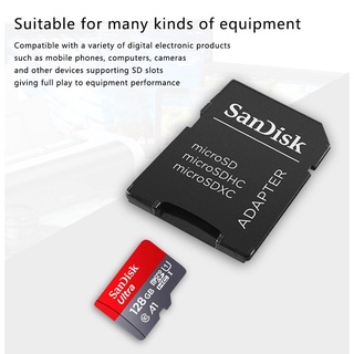 Sandisk Ultra microSD SDXC Card ความเร็ว 100MB/s ความจุ 64GB 128GB 256GB 512GB Class10 A1เมมโมรี่การ์ด การ์ดหน่วยความจำ