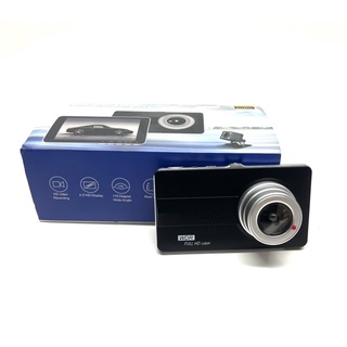 King-carmate กล้องติดรถยนต์​ Full HD 1080 (สีดำ) กล้อง​หน้า​ HD1080P​ Car Camera DVR ติดตั้งง่ายกับกระจกหน้ารถ