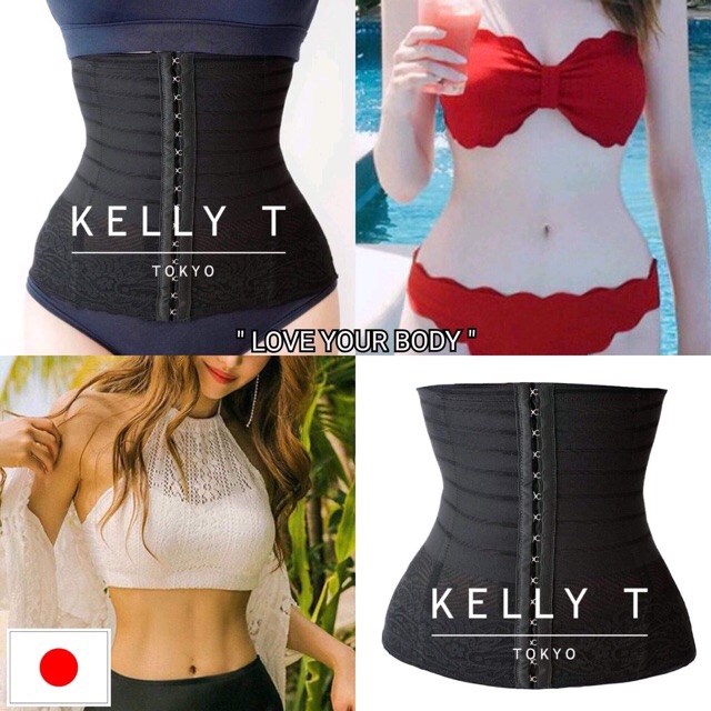 Corset จากญี่ปุ่น แผ่นรัดหน้าท้อง ไม่พับ ไม่ม้วน ผ้าดี ชุดกระชับสัดส่วน รัดพุง สายรัดเอว หลังคลอด ชุดรัด [จัดส่งฟรี ]