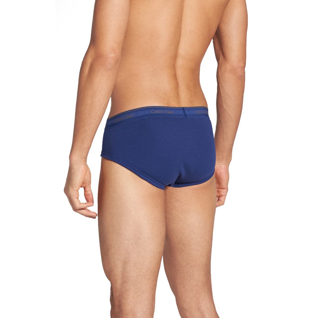 กางเกงใน Calvin Klein Men's Cotton Classics Low Rise Hip Briefs Size M