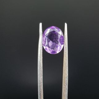 Amethyst Geniune Gemstone (Oval Shape) Color AA Size: 7x5 mm. (Code A116)