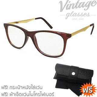 Vintage Glasses กรอบแว่นตา รุ่น WFG-110 (Brown)