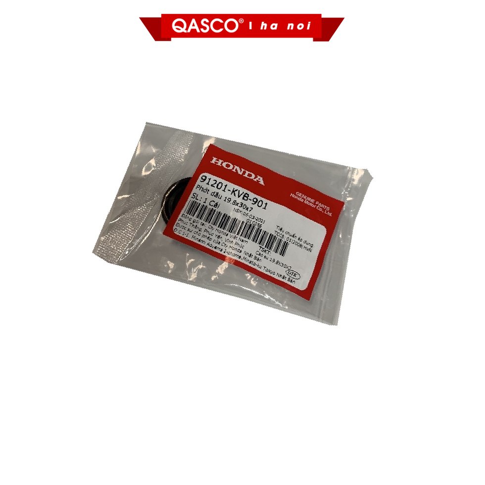 91201KVB901_ซีลน้ํามัน HONDA Air Blade 110 / Click ขนาด 19.8x30x7 TASCO อะไหล่มอเตอร์ไซค์_H128