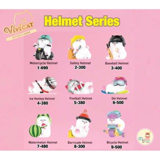 ❣️พร้อมส่ง...แบบตัวแยก❣️Pop Mart ViViCat Helmet Series