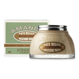 สคลับ Loccitane Almond Delicious Paste Exfoliating And Smoothing 200ml.