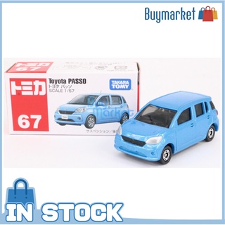 [ต้นฉบับ] Takara Tomy Tomica #67 Blue Toyota Passo Scale 1/57 Diecast Toy Car Japan