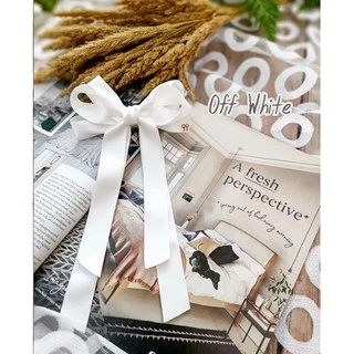 ริบบิ้นผ้าโพลี่เกาหลี (poly-cotton) เนื้อดี ทำโบว์สวย