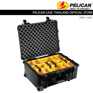 Pelican 1560 case with Padded dividers - กล่องกันน้ำกันกระเเทก