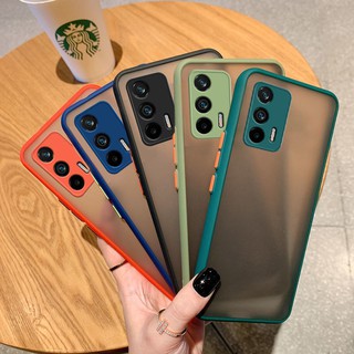 เคส เลนต์กล้อง ขอบสีหลังด้าน กันกล้อง OPPO Realme 8 5G C25 C25y C21y C3 Pro XT X2