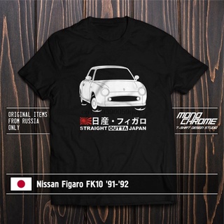 เสื้อยืด คอกลม ลาย Nissan Figaro Fk10 91 92สามารถปรับแต่งได้