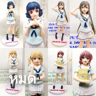 (แท้/มือ2) SEGA BanG Dream! Yamabuki Saaya,Ichigaya Arisa,Rimi Ushigome  - School Days PM Figure โมเดล