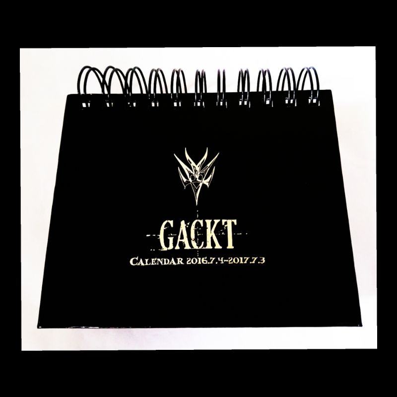 GACKT/GAKUTO : CALENDAR 2016.7.4 - 2017.7.3/365 DAYS DAILY CALENDAR DEC21 .[ % official & authentic 