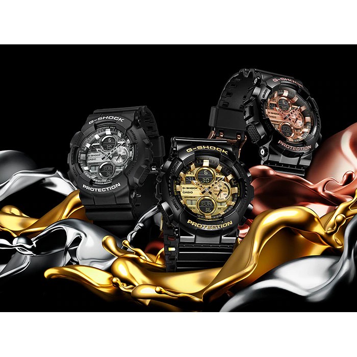 นาฬิกาCASIO G-SHOCKแท้💯 รุ่น GA-140G Series GA-140GB-1A1/GA-140GB-1A2/GA-140GM-1A1/GA-140-1A1/GA-140