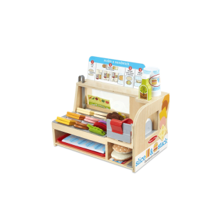 [ของแท้ USA] Melissa & Doug รุ่น 31650 Slice & Stack Sandwich Counter ชุดเค้าเตอร์แซนวิช อย่างดี ทนทาน ปลอดภัย