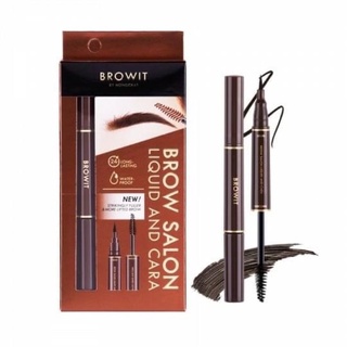 BROWIT BY NONGCHATBrown Salon Liquid And Mascara บราวอิท บาย น้องฉัตร บราว ซาลอน ลิควิด แอนด์ คาร่า