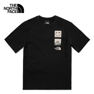 ใหม่ The North Face เสื้อยืดแขนสั้น คอกลม ผ้าฝ้าย สําหรับผู้ชาย และผู้หญิง 7QUR