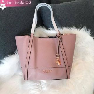 GUESS HEIDI HAMMERED EFFECT BAG 2 in 1 ของแท้ ราคาถูก