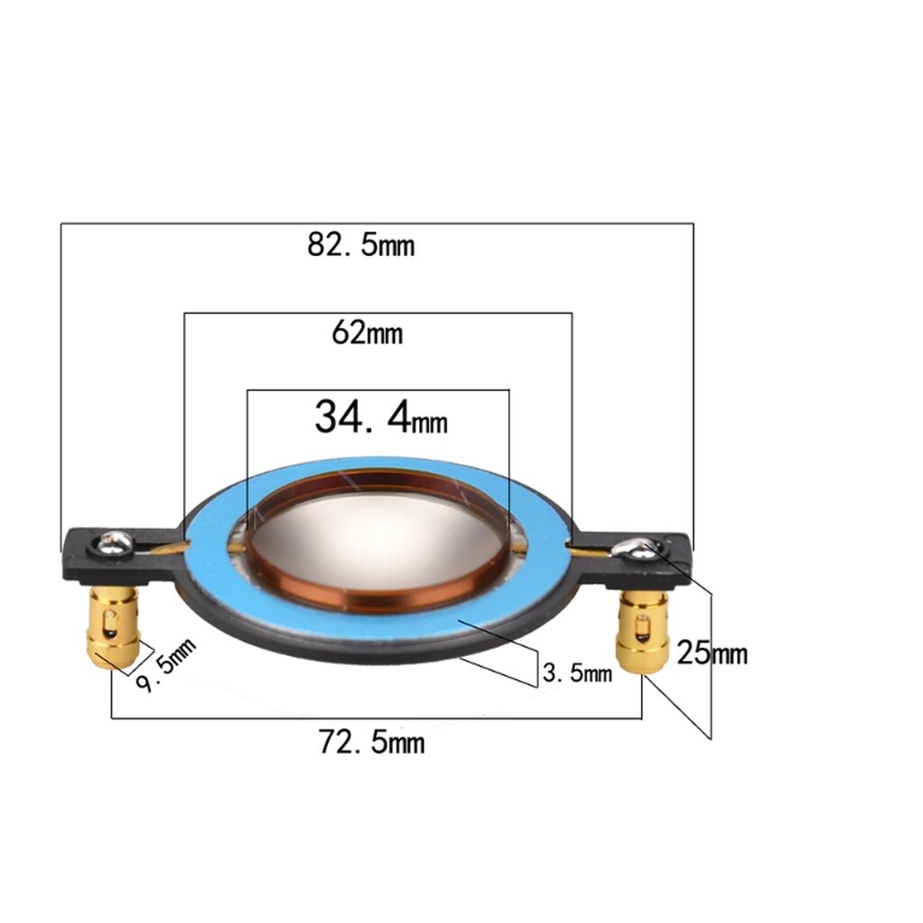 VOICE 34.4mm. วอยซ์แหลม WRE WR-340 34.5mm.วอยซ์แหลม วอยซ์เสียงแหลม วอยส์เสียงแหลม 340 VOICE 34.4 mm.