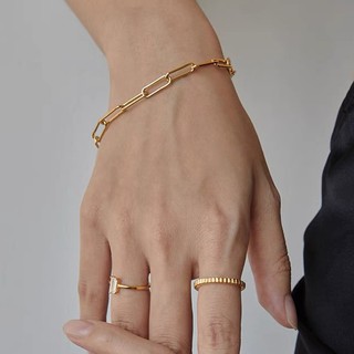 seadada สร้อยข้อมือโซ่ 14k Chain bracelets