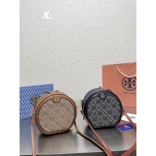 【PROMO 2022 สไตล์ใหม่】 Tory Burch กระเป๋าสะพายไหล่ กระเป๋าเป้สะพายหลัง กระเป๋าเมสเซนเจอร์ กระเป๋าทรงถัง