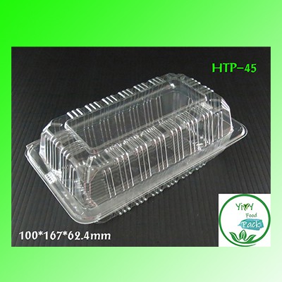 🔥H TP-45 ไม่ล็อค ,,BL-45A ล็อคได้)🔥noกล่องพลาสติกใส OPS สำหรับใส่อาหาร กล่องข้าว กล่องเบเกอรี่ baker