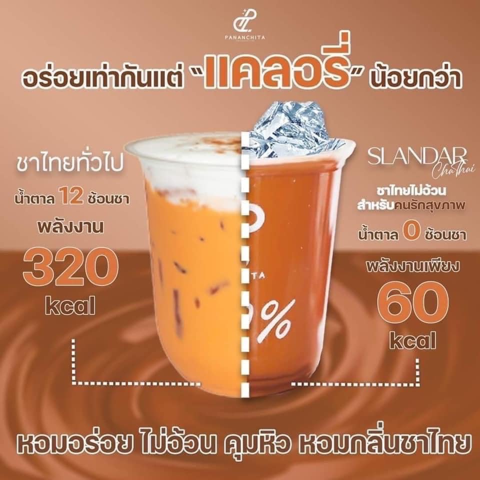 แท้100% (แบ่งขายแบบซอง) ชาไทยโบราณ ชาชัก คุมหิว อิ่มนาน เพื่อสุขภาพ ชาไทยปนันชิตา ราคา ถูกที่สุด ดีลบีเคเค แกลเลอรีภาพที่ 5
