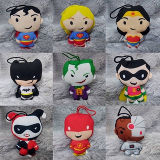 KY 04 - ตุ๊กตา พวงกุญแจ Hero DC Comics. ขนาด 4 นิ้ว (10cm.) ชุด Happy Meal McDonald ของเล่น ของสะสม