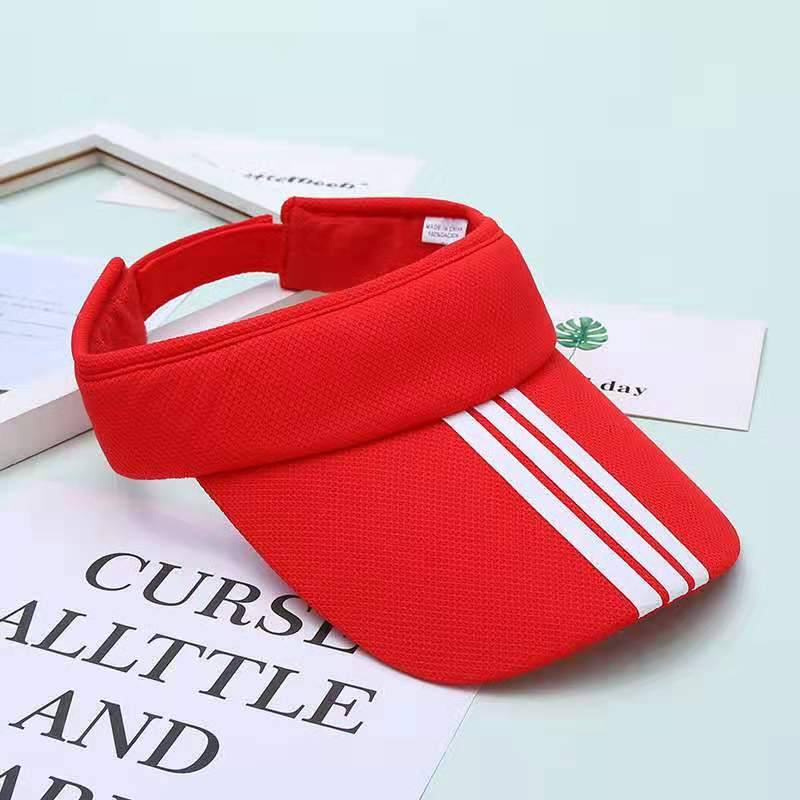Running Visor Cap หมวกแก๊ปครึ่งใบ หมวกสำหรับกีฬากลางแจ้ง ราคา ถูกที่สุด ดีลบีเคเค แกลเลอรีภาพที่ 5