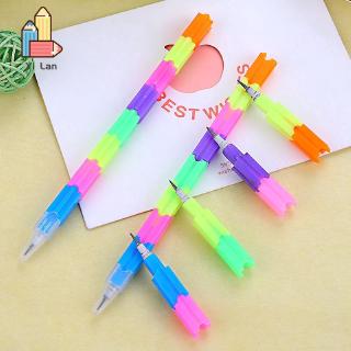ดินสอ ปากกาประกบ เครื่องเขียนเกาหลี สร้างสรรค์ บล็อกตัวต่อ ดินสอ เขียน เครื่องมือ ของขวัญนักเรียน